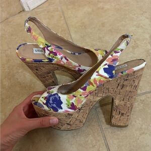 Steve Madden Peep-Toe Platform Heels